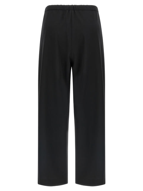 'S Max Mara Black Virgin Wool Joggers (Workout Pants)