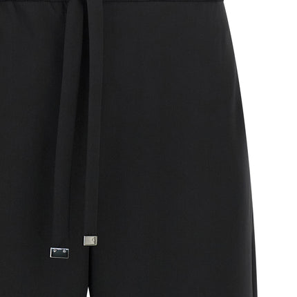 'S Max Mara Black Virgin Wool Joggers (Workout Pants)