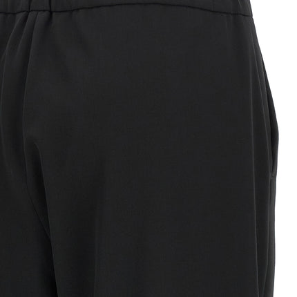 'S Max Mara Black Virgin Wool Joggers (Workout Pants)