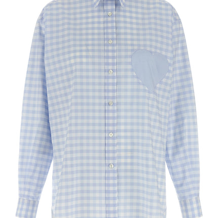Moschino Blue Cotton Blouse