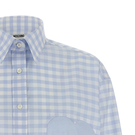 Moschino Blue Cotton Blouse