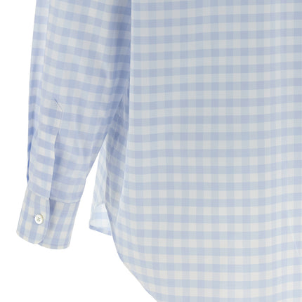 Moschino Blue Cotton Blouse