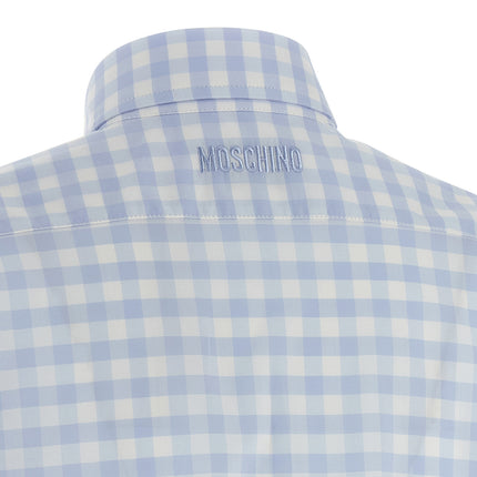 Moschino Blue Cotton Blouse