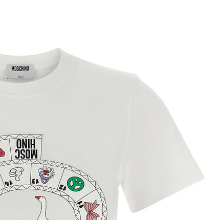 Moschino White Cotton T-Shirt