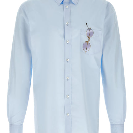Moschino Blue Cotton Blouse