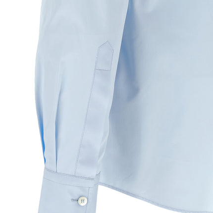 Moschino Blue Cotton Blouse