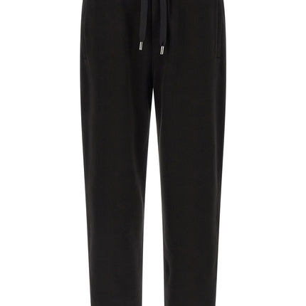 Dolce & Gabbana Black Cotton Joggers (Workout Pants)