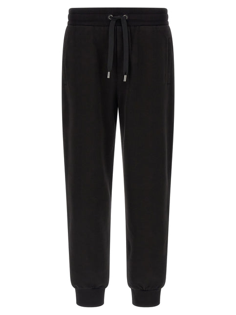 Dolce & Gabbana Black Cotton Joggers (Workout Pants)