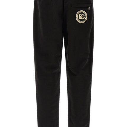 Dolce & Gabbana Black Cotton Joggers (Workout Pants)