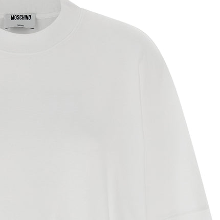 Moschino White Cotton Short Dress