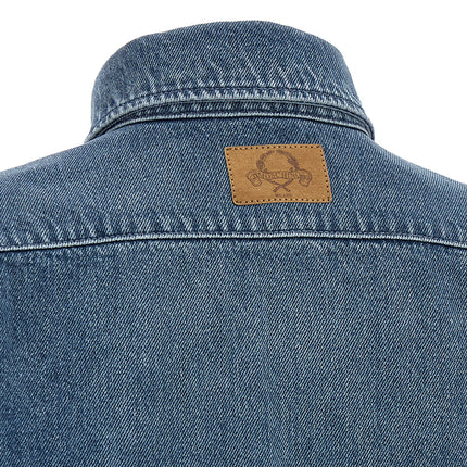 Moschino Blue Cotton Blouse