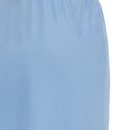 Moschino Blue Acetate Midi Skirt