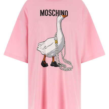 Moschino Multicolor Cotton Short Dress