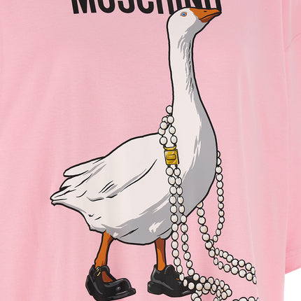 Moschino Multicolor Cotton Short Dress