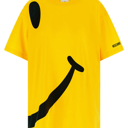 Moschino Bicolor Cotton T-Shirt