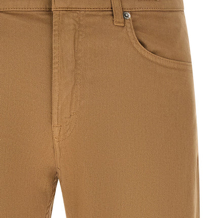 Department 5 Beige Cotton Straight-Leg Jeans