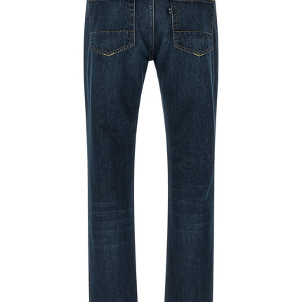 Department 5 Blue Cotton Straight-Leg Jeans