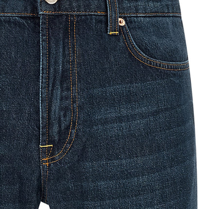 Department 5 Blue Cotton Straight-Leg Jeans