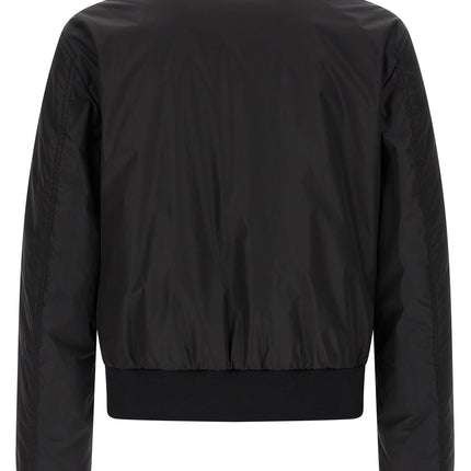 Dolce & Gabbana Black Polyamide Bomber