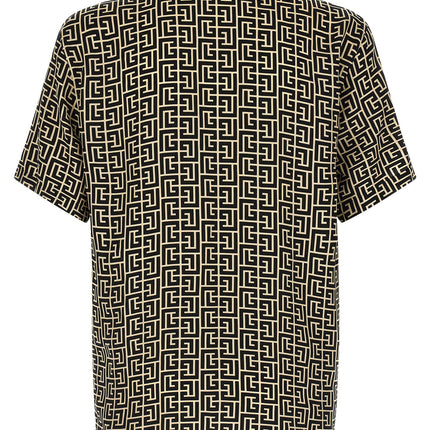 Balmain Bicolor Viscose Blouse