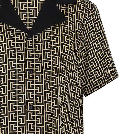 Balmain Bicolor Viscose Blouse