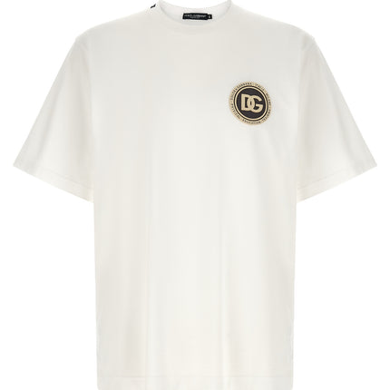 Dolce & Gabbana White Cotton T-Shirt