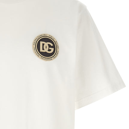 Dolce & Gabbana White Cotton T-Shirt