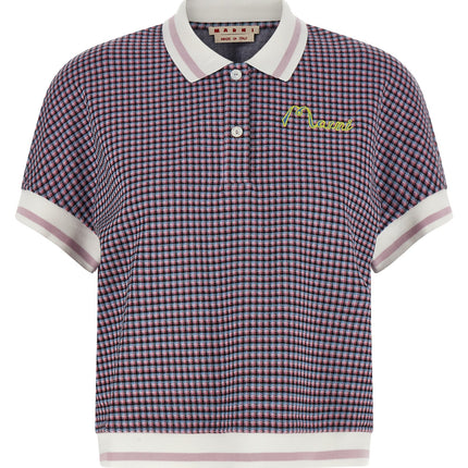 Marni Multicolor Viscose Polo Shirt