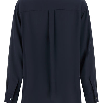 P.A.R.O.S.H. Blue Silk Blouse