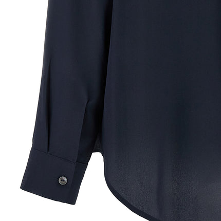 P.A.R.O.S.H. Blue Silk Blouse