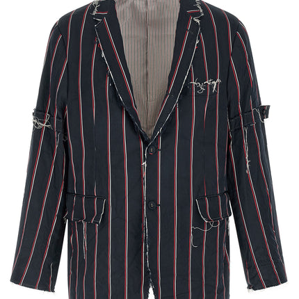 Thom Browne Blue Silk Blazer