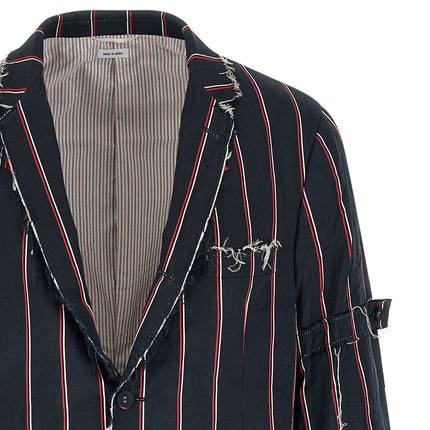 Thom Browne Blue Silk Blazer