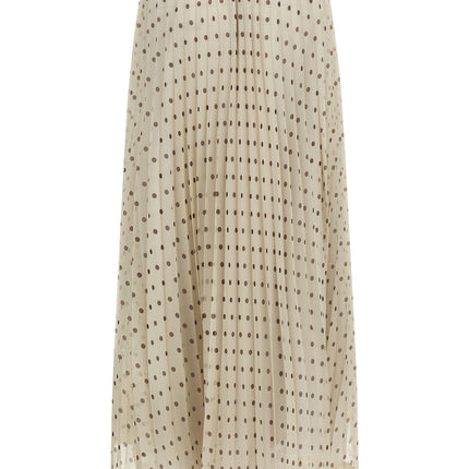 P.A.R.O.S.H. Beige Polyester Mini Skirt