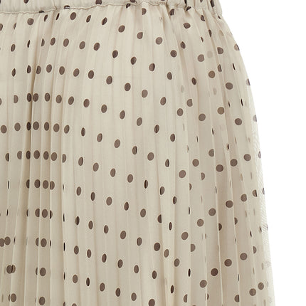 P.A.R.O.S.H. Beige Polyester Mini Skirt