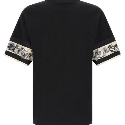 Dolce & Gabbana Black Cotton Long Sleeve T-Shirt