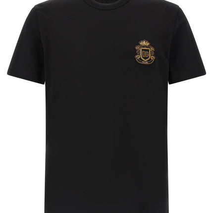 Dolce & Gabbana Black Cotton T-Shirt