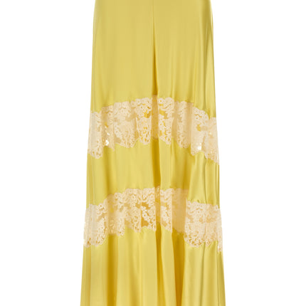 Alberta Ferretti Bicolor Viscose Mini Skirt