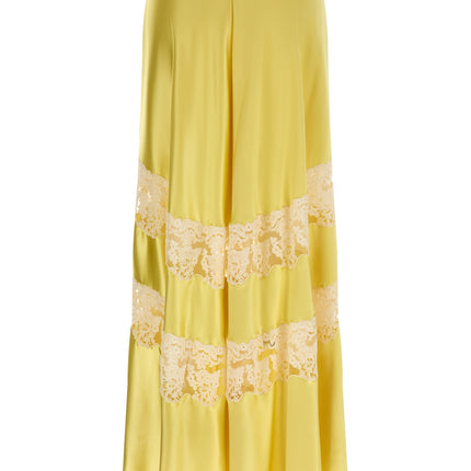 Alberta Ferretti Bicolor Viscose Mini Skirt