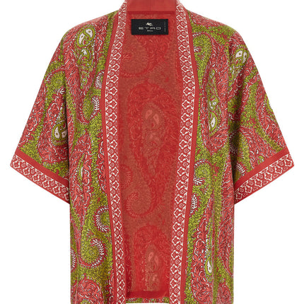 Etro Multicolor Silk Cardigan