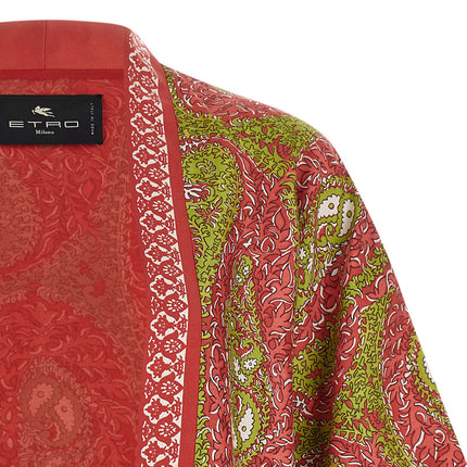 Etro Multicolor Silk Cardigan
