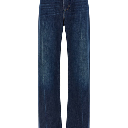 Dolce & Gabbana Blue Cotton Straight-Leg Jeans