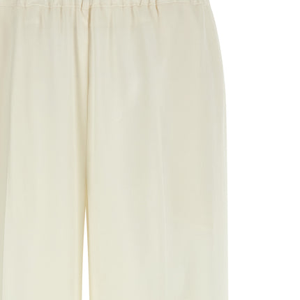 P.A.R.O.S.H. White Polyester Casual Pants