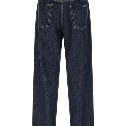 Marni Blue Cotton Straight-Leg Jeans