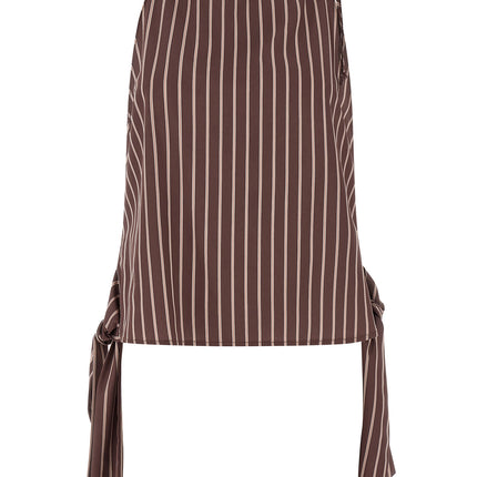 PINKO Brown Viscose Sleeveles T-Shirt