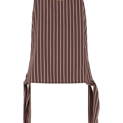 PINKO Brown Viscose Sleeveles T-Shirt