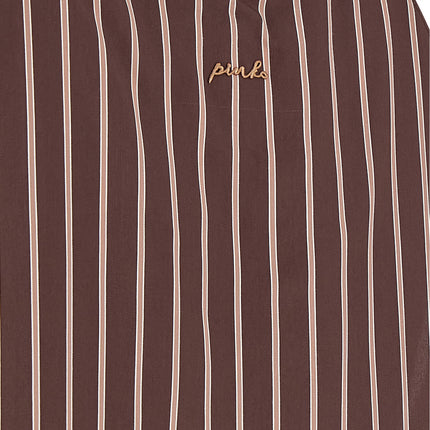 PINKO Brown Viscose Sleeveles T-Shirt