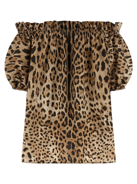 Dolce & Gabbana Brown Cotton Shirt