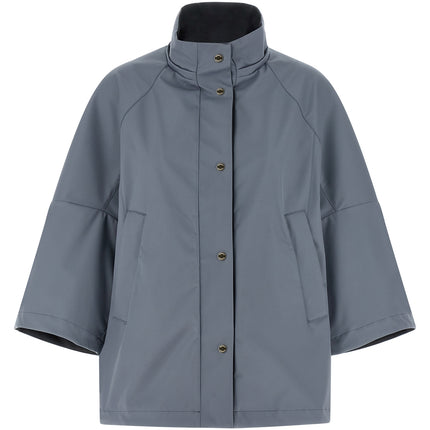 MooRER Blue Polyester Shell Jacket