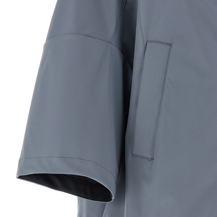 MooRER Blue Polyester Shell Jacket