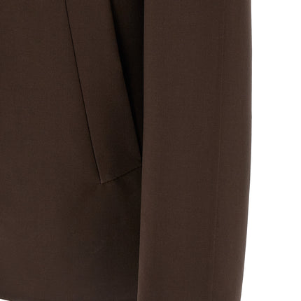 Herno Brown Polyester Full-Length Jacket